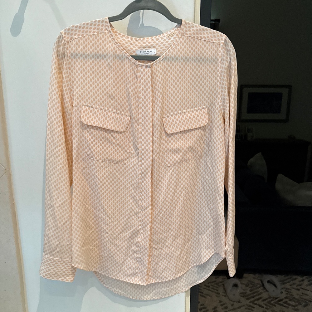 Equipment Femme silk blouse M